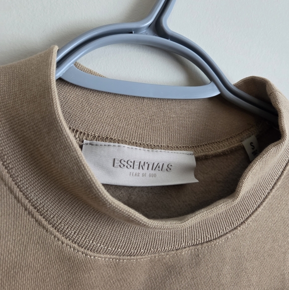 Fear Of God Essentials Crewneck Sweatshirt Oversized Fit Small Unisex Men Women - Picture 7 of 7